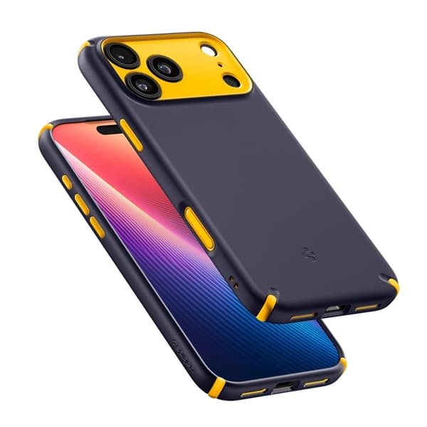 Spigen telefontaske til iPhone 17 Pro Magsafe Nano Pop Hybrid - Navy Blå