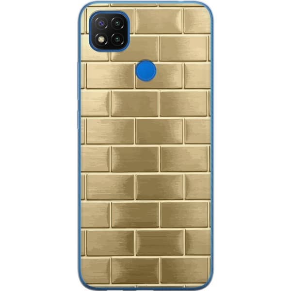 Mobilcover til Xiaomi Redmi 9C NFC med Gyldne Mursten