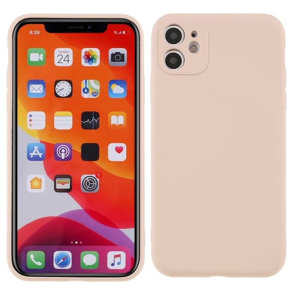 X-LEVEL Mobilskal till iPhone 11 Liquid Silicone Rosa 6.1-tum