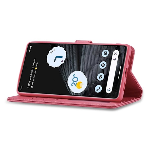 LC.IMEEKE Google Pixel 7 Pro Plånboksfodral Konstläder - Rosa