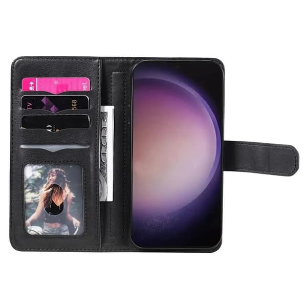 Galaxy S24 Ultra Lompakkokotelo - Musta Black