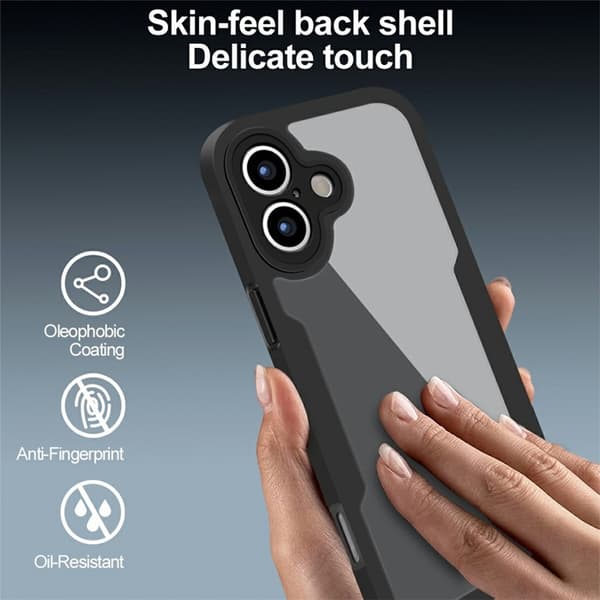 Mobilskal till iPhone 17 Acrylic + TPU - Rosa Rosa