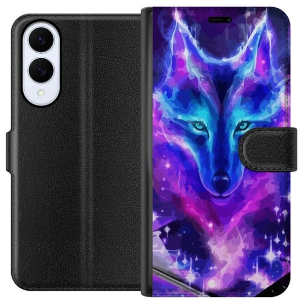 Pung Taske til Samsung Galaxy S25 Edge med Neon Wolf