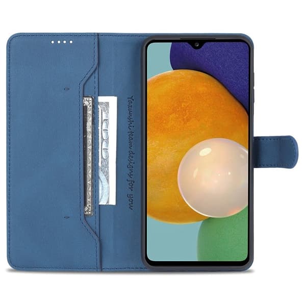 AZNS Samsung Galaxy A13 5G Plånboksfodral Konstläder - Blå