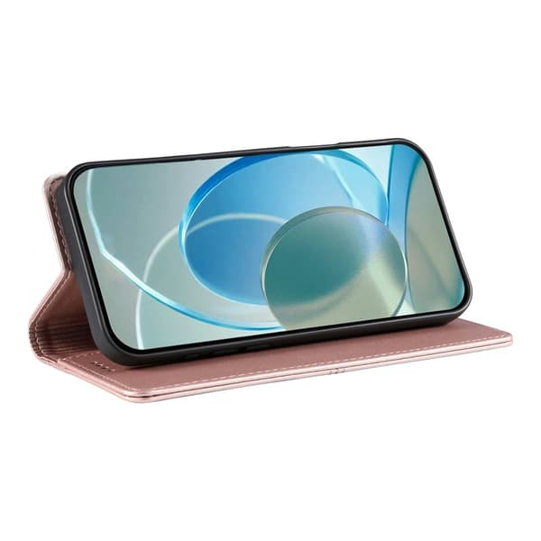 Plånboksfodral för Samsung Galaxy S26 Plus Ställfunktion Konstläder - Rosa