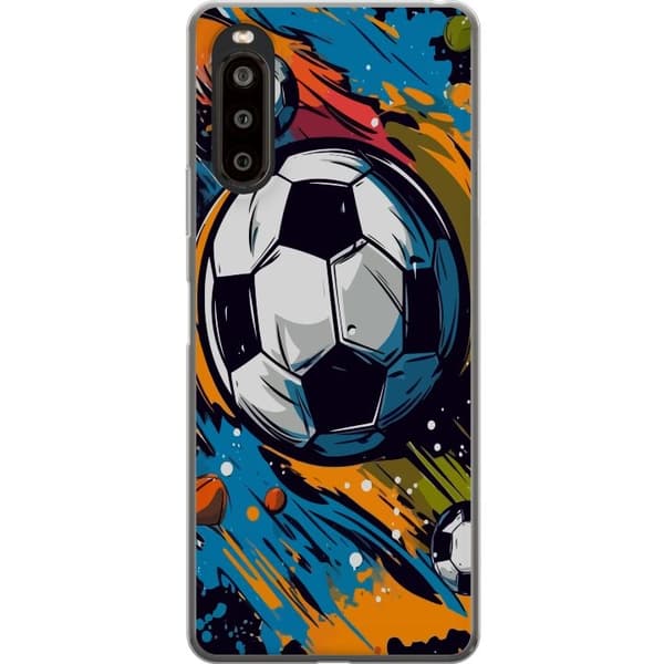 Mobilskal till Sony Xperia 10 II med Fotbollar