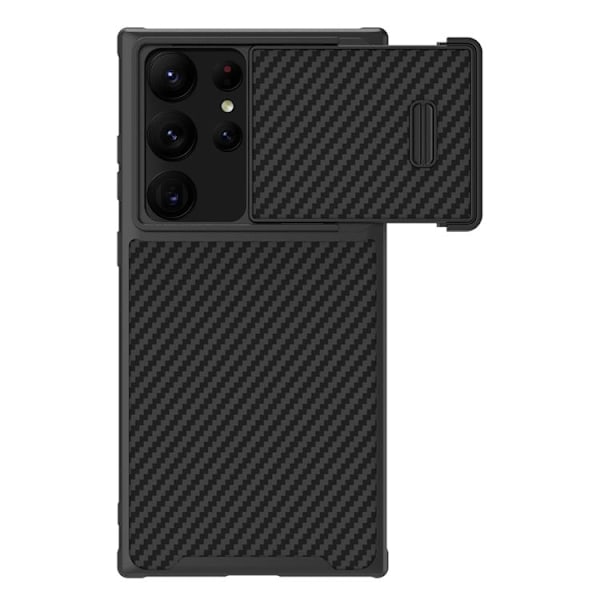 Nillkin Galaxy S23 Ultra Mobilskal Synthetic Fiber S - Svart Svart