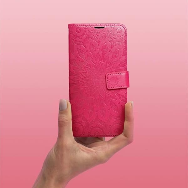 Galaxy A13 4G Plånboksfodral Mezzo Mandala - Magenta Magenta