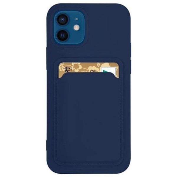 Galaxy S22 Plus Skal Korthållare Silicone - Blå