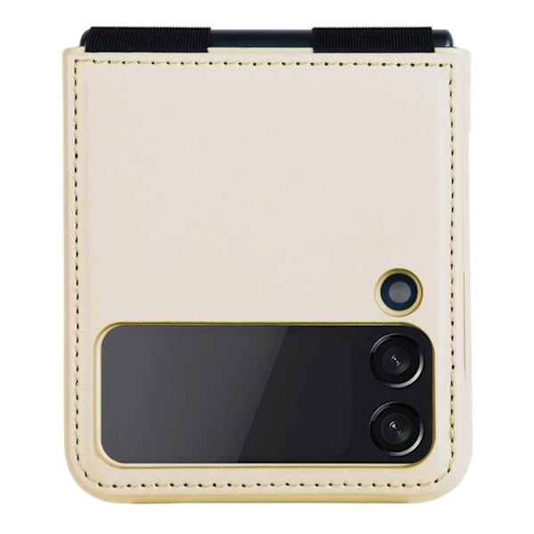 Nillkin Galaxy Z Flip 4 Skal Qin Series - Guld