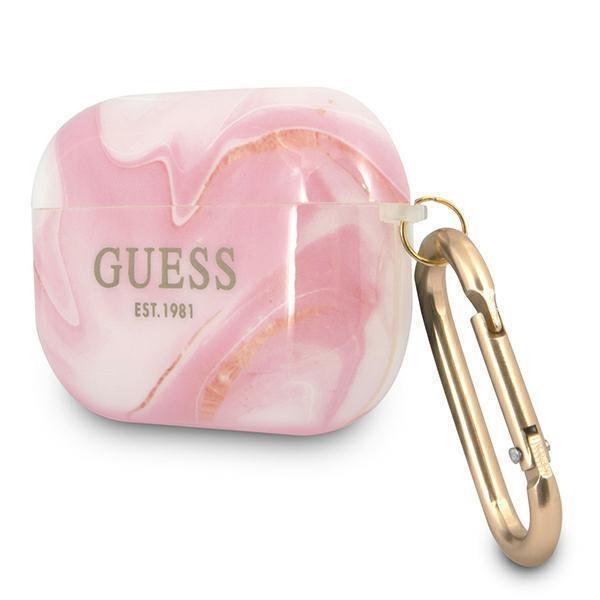 Guess Marble Collection Skal AirPods Pro - Rosa Rosa