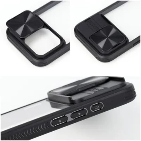 Mobilskal till iPhone 15 Plus Slider - Svart Svart