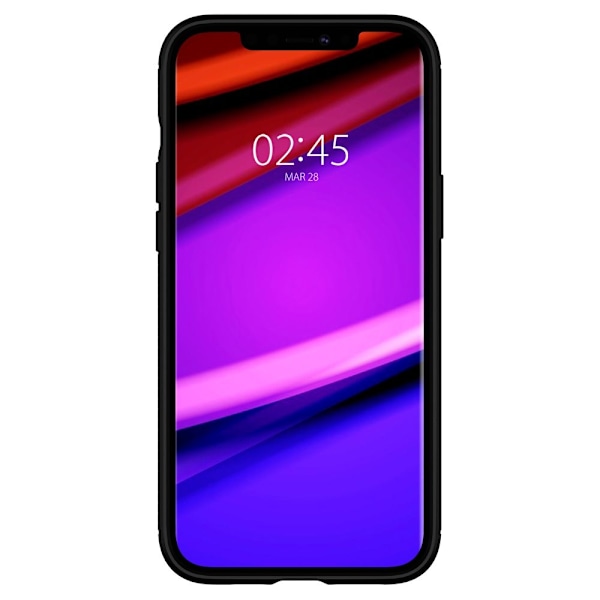 FD Rugged Armor iPhone 12 & 12 Pro - Matte Black Svart