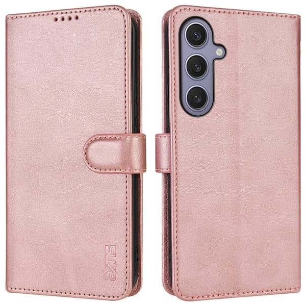 AZNS Samsung Galaxy A16 Plånboksfodral Konstläder - Roséguld