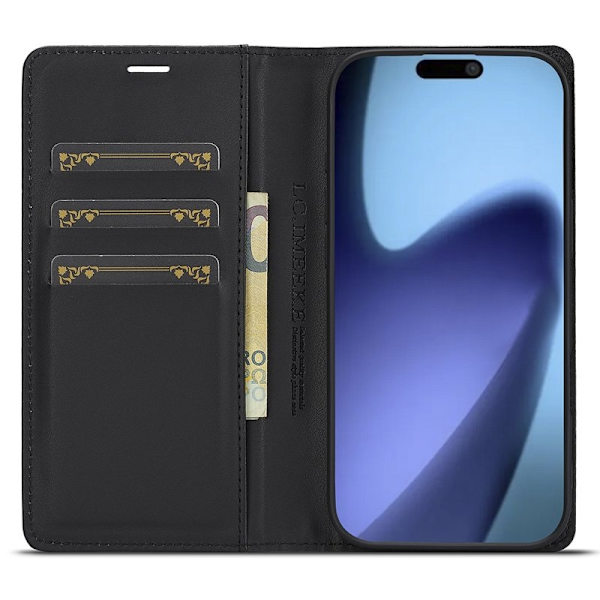LC.IMEEKE iPhone Air Plånboksfodral Konstläder - Vit