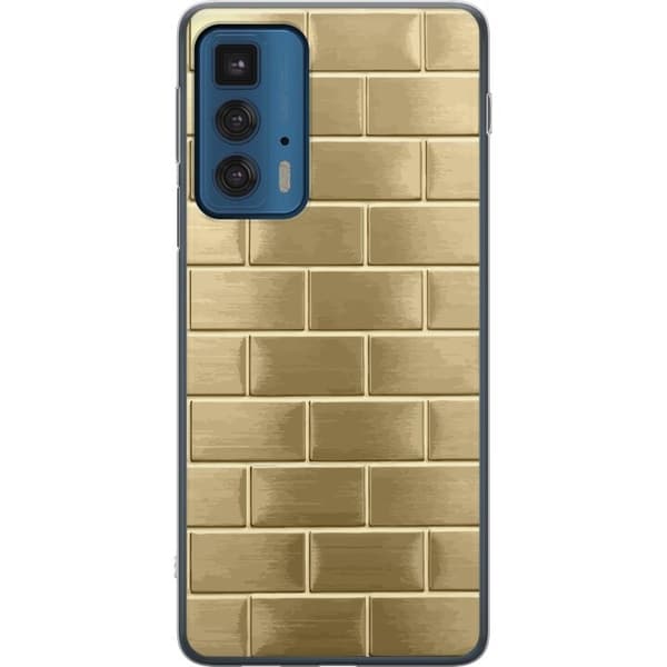 Mobilskal till Motorola Edge 20 Pro med Gyllene Murstenar