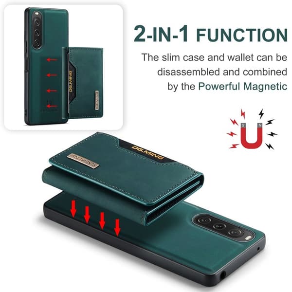 DG.MING M2 Series Mobilskal till Sony Xperia 10 V Shockproof Grön