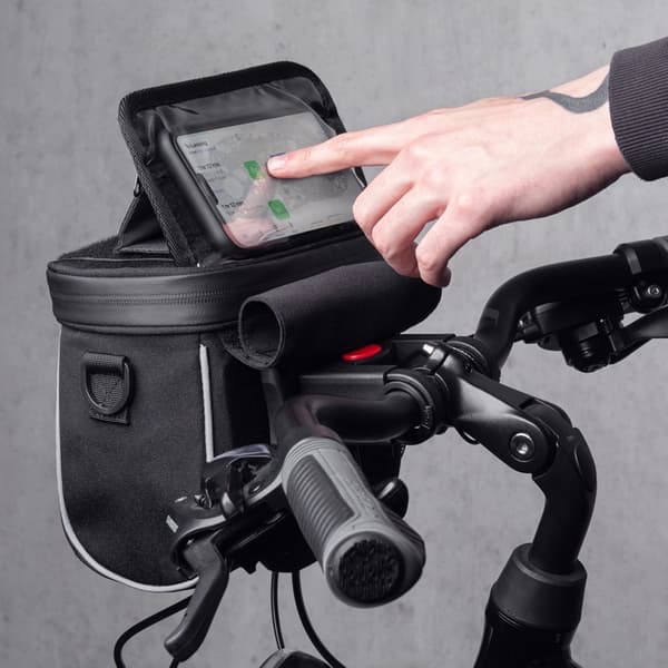Wozinsky Cykelstyretaske WBHBB-01 4L - Sort Svart