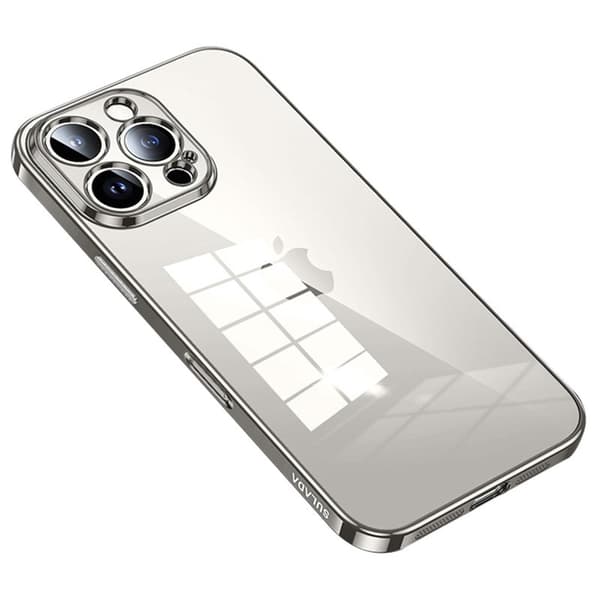 SULADA Mobilskal till iPhone 16 Pro Ultra-Tunt Elektropläterat TPU Grå