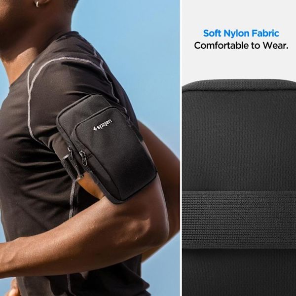 Spigen Armband Dynamic Shield A702 - Svart Svart