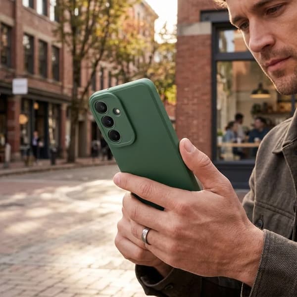 Mobilskal För Galaxy S26 Matte 2.0 - Mörkgrön Grön