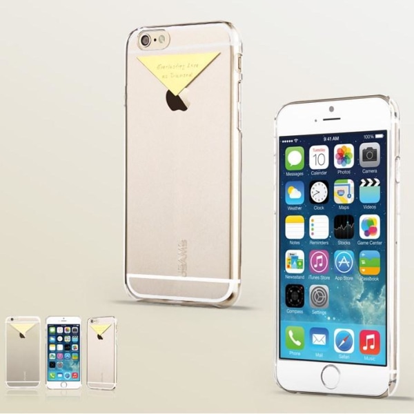 Usams Back Cover Cover til Apple iPhone 6 / 6S - Guld Yellow