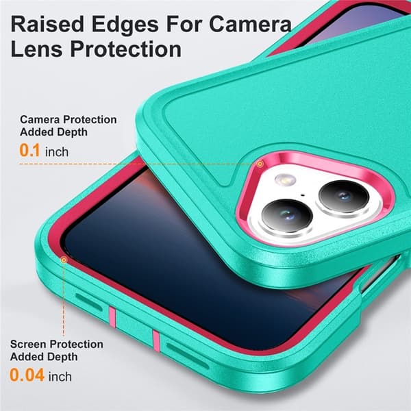 Mobilskal till iPhone 17 Kickstand Silikon - ljusgrön/Rosa Rosa