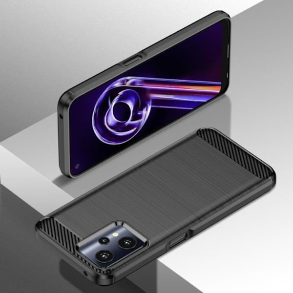 Carbon Realme 9 Pro Skal Flexible - Svart Svart