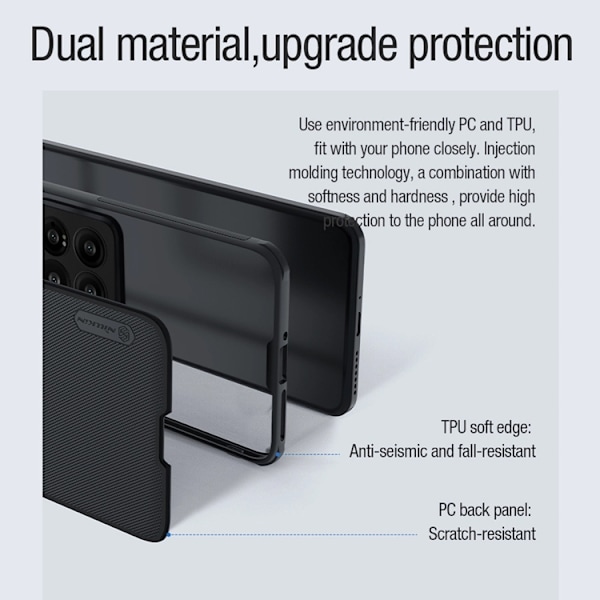 Nillkin Xiaomi 14 Pro Mobilskal Magsafe Super Frosted Shield Pro Svart