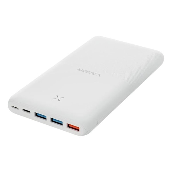 VEGER Powerbank 20000 mAh 20W PD QC 3.0 3A S22 - Vit