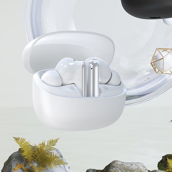 Dudao TWS In-Ear Trådlösa Hörlurar Bluetooth ANC ENC U21 Vit