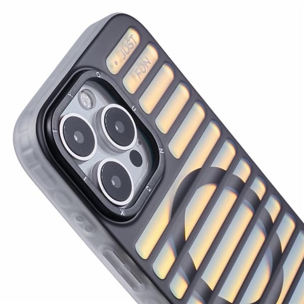 Youngkit Mobilskal till iPhone 16 Pro Max Magafe Colorful Matte TPU Svart