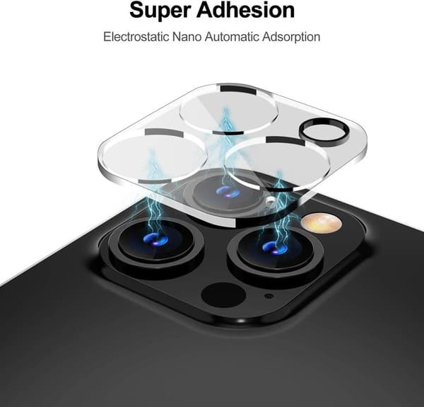 [2-PACK] Kameralinsskydd i Härdat Glas iPhone 12 Pro - Clear Transparent