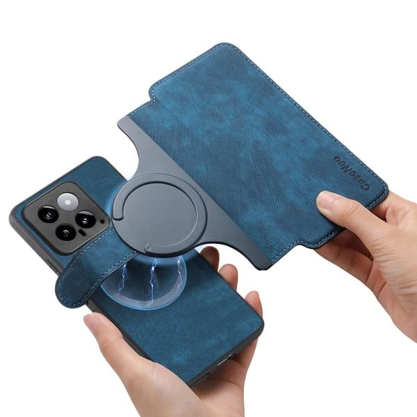 CASENEO Xiaomi 14 Plånboksfodral Konstläder - Blå