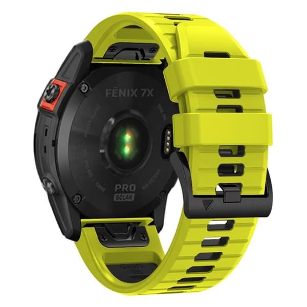 Tech-Protect Garmin Fenix 5X/6X/7X Armabnd - Gul Gul