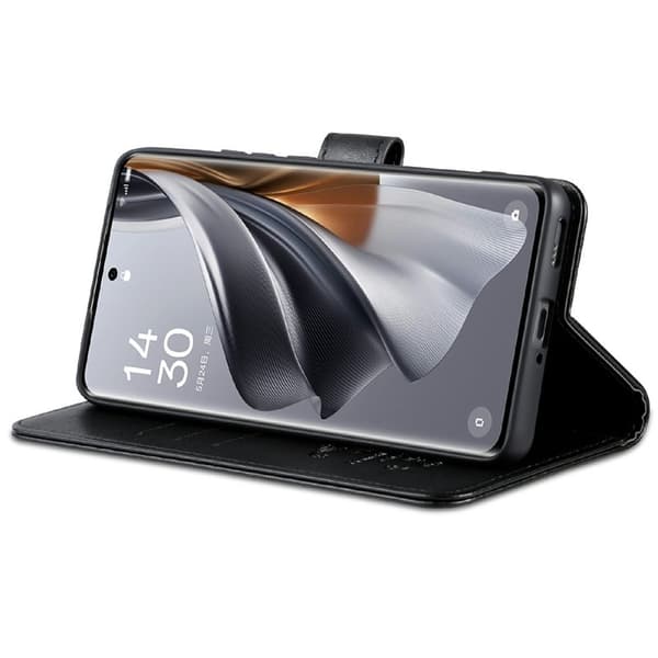 AZNS Samsung Galaxy A56 Plånboksfodral Anti-Scratch Konstläder - Svart