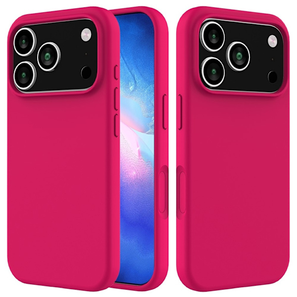 Mobilskal till iPhone 17 Pro Max Liquid Silikon - Rosa Rosa