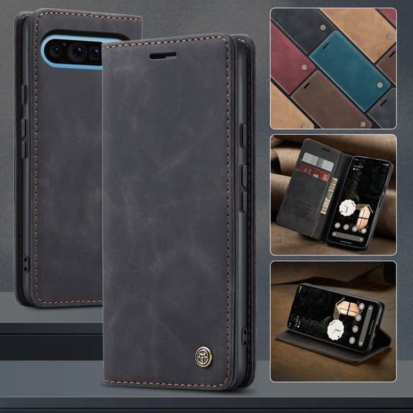 CASEME 013 Plånboksfodral för Google Pixel 10 Pro XL - Svart