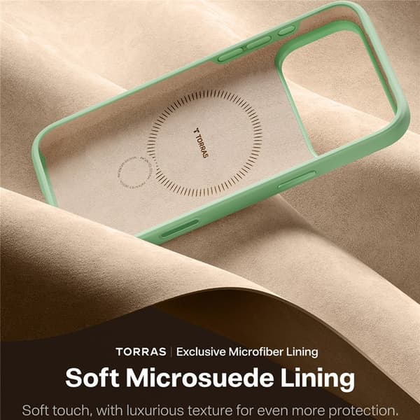 TORRAS Mobilskal till iPhone 17 Pro MagSafe Ostand Q Pro - Matchagrön Grön
