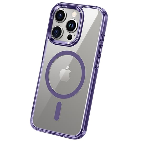 XUNDD Wisely Series Mobilskal till iPhone 15 Pro MagSafe Lila