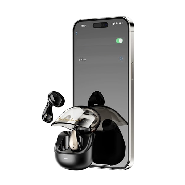 Dudao TWS Trådlösa Hörlurar Bluetooth 5.3 U16Pro - Svart Svart