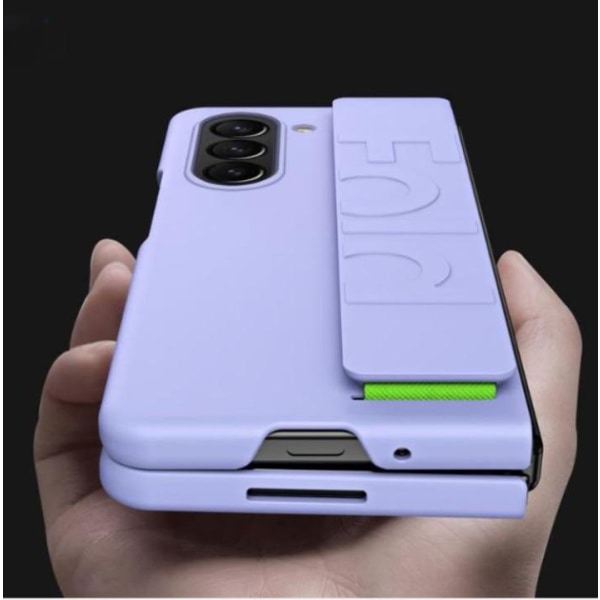 Galaxy Z Fold 5 Mobile Cover rannehihna - violetti