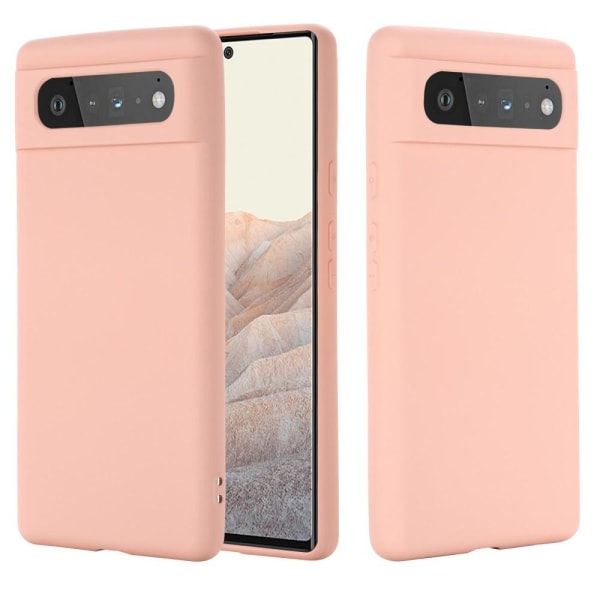 Flydende Silikone Strap Shell Google Pixel 6 - Pink Pink