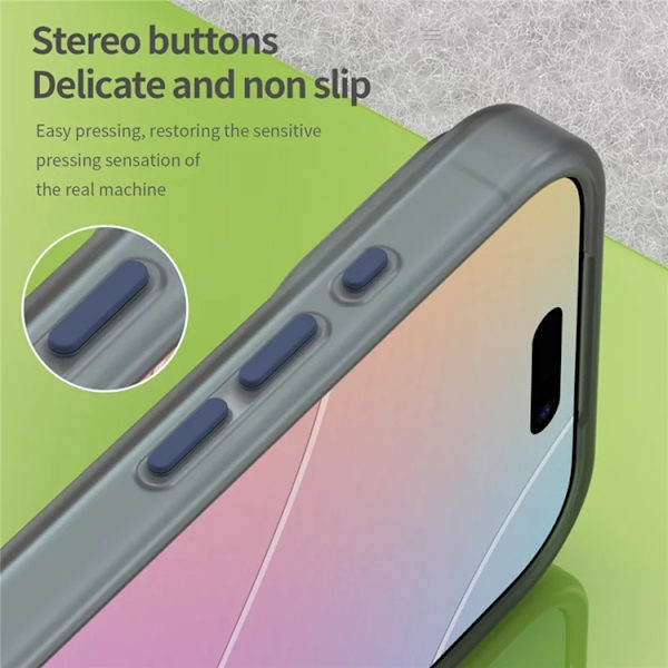 Mobilskal till iPhone 17 Pro MagSafe Matte Translucent - Mörkblå Blå