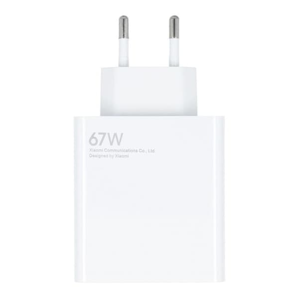 Xiaomi Hurtigoplader USB-A 67W QC 3.0 Bulk - Hvid Vit