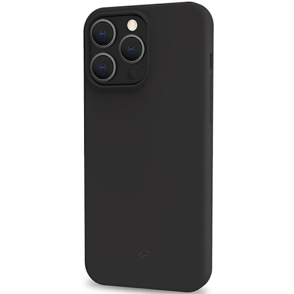 Celly iPhone 15 Pro Mobilskal Cromo Soft Rubber - Sort Black
