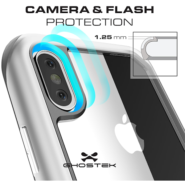 Ghostek Atmoic Slim 2 Skal till Apple iPhone XS Max - Svart Svart
