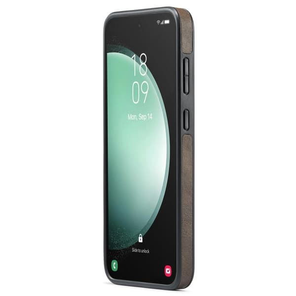 DG.MING Mobilskal till Samsung Galaxy S23 FE i PU-läder - Brun