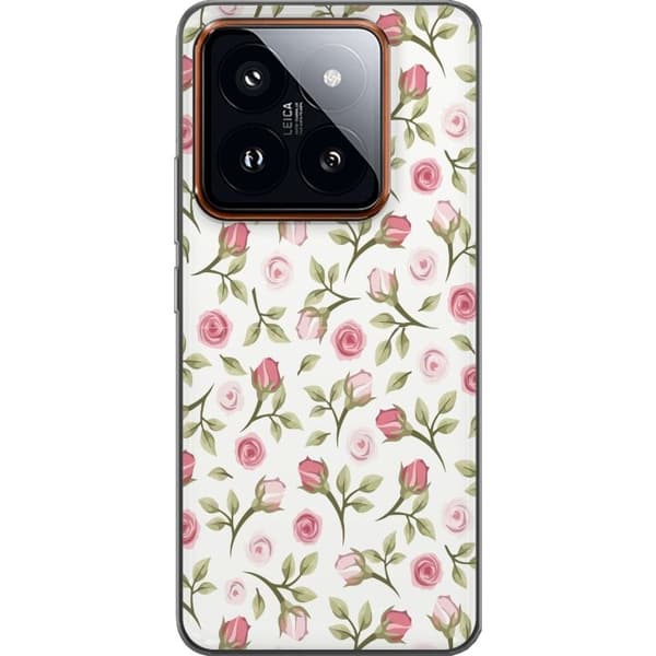 Mobilcover til Xiaomi 14 Pro med Blomstret