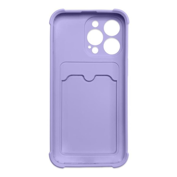 Armour iPhone 13 Pro -kotelo korttitelineellä - violetti